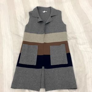 Knit Sweater Sleeveless Cardigan Coat